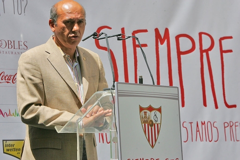El presidente del Sevilla, Del Nido, en una comparecencia. | UES