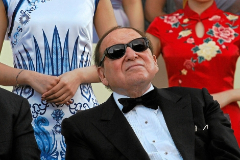 El magnate del juego de Las Vegas, Adelson. | Reuters