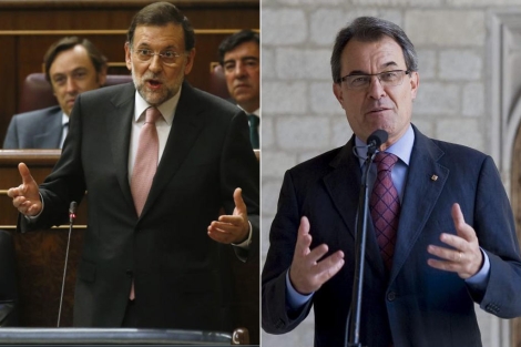 Mariano Rajoy y Artur Mas, dos de los protagonistas de la semana. | Reuters / Santi Cogolludo