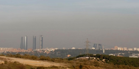 Boina de contaminación en Madrid. | Diego Sinova