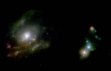 Una pareja de galaxias con importantes supernovas. | A. Lpez-Sanchez