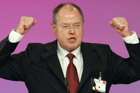 El ex ministro de Finanzas Peer Steinbrck en Berln. | Reuters