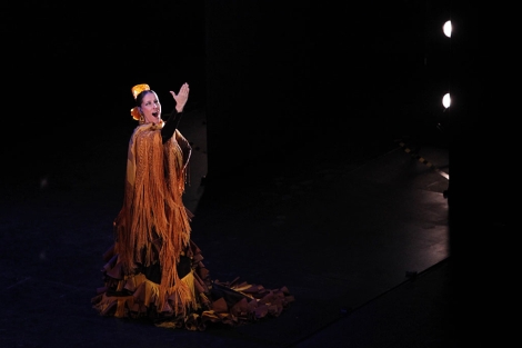 Representacin de las obras 'Suite Sevilla' y 'Medea' en el auditorio de Fibes. | E. Lobato