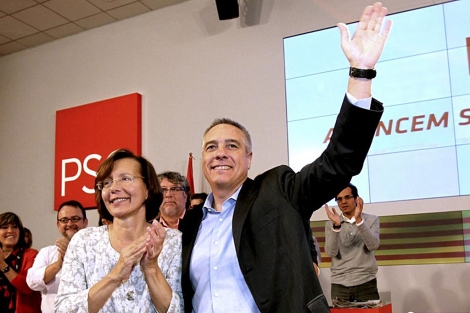 Navarro y Tura, los dos nicos candidatos en el PSC. | Efe