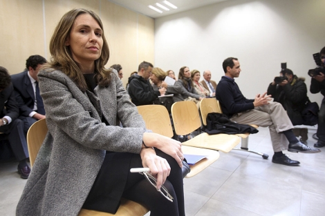 Laura Gómiz, ex directora de Invercaria, durante el juicio por la demanda de Cristóbal Santos. | J. Morón