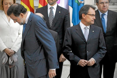 Artur Mas, ayer en la conferencia de Presidentes. | Alberto di Lolli