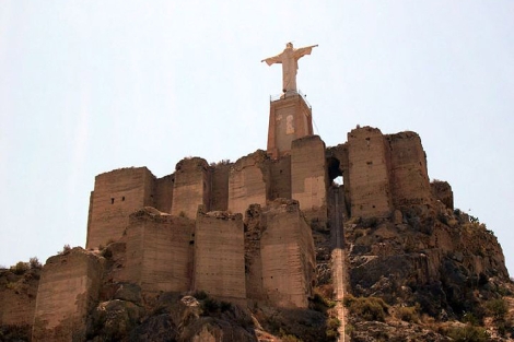 El castillo de Monteagudo, en Murcia, donde transcurre parte de la acción. | E.M.