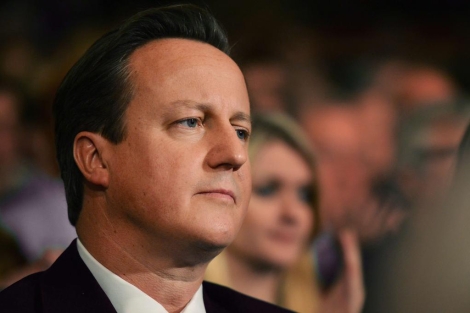 El primer ministro britnico, David Cameron, el segundo da de la Conferencia anual del Partido Conservador en Birmingham. | Afp