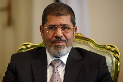 Mursi, en el palacio presidencial.| Reuters