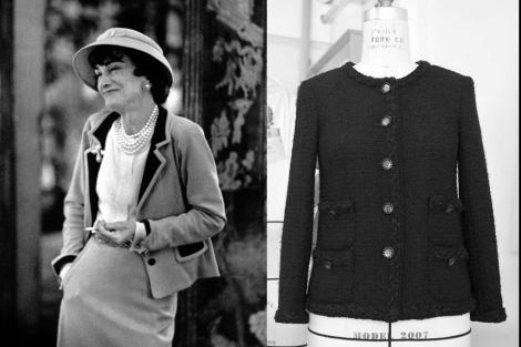 Coco Chanel y la mtica 'The little black jacket'.