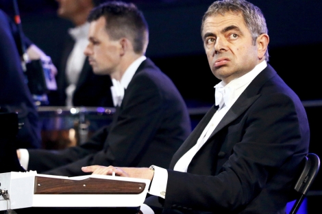 Mr. Bean, durante la ceremonia de inauguracin de los Juegos Olmpicos.| Reuters