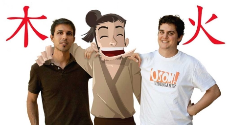 Vctor Garca y Renato Roldn, creadores del videojuego.