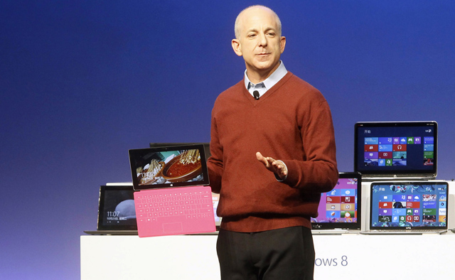 El presidente de la divisin de Windows, Steven Sinofsky, presenta Windows 8. | Reuters
