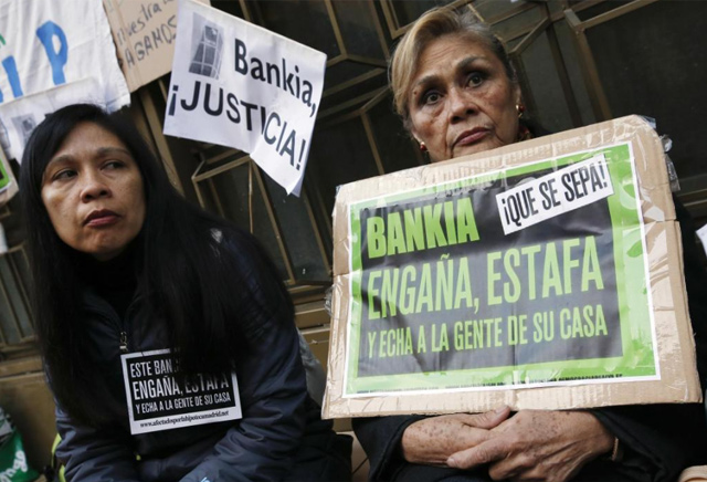 Protestas contra Bankia. | Reuters