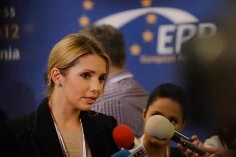 Evegenia Timoshenko, hija de la ex primera ministra. | Afp