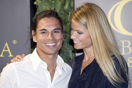 Julio Jos Iglesias y su novia, la modelo belga Charisse Verhaet