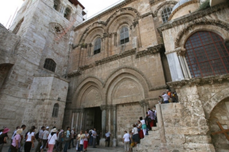 Exterior del Santo Sepulcro de Jerusaln. | Afp