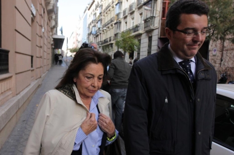 Mercedes Rojo, asesora de la exconsejera de Bankia, llega a la Audiencia Nacional. | Paco Toledo