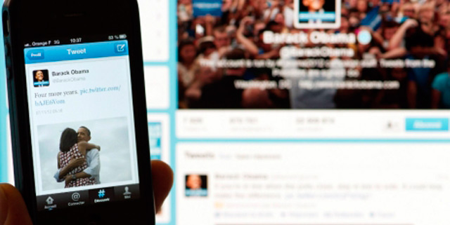 El 'tuit' de Obama ha sido el ms seguido de la historia de la red.