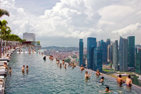 Vista de Singapur desde uno de sus hoteles de lujo. | EL MUNDO