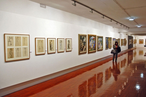 Una de las salas del Museo Zabaleta que se dedicarn al legado de Miguel Hernndez. | Manuel Cuevas