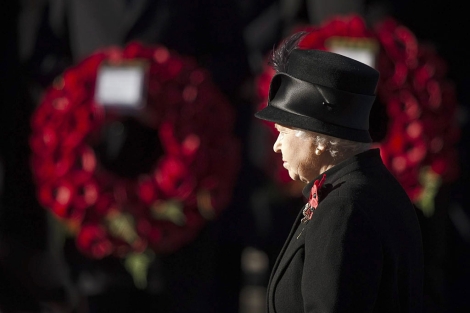Isabel II de Inglaterra, en el homenaje de Londres. | Efe/EPA