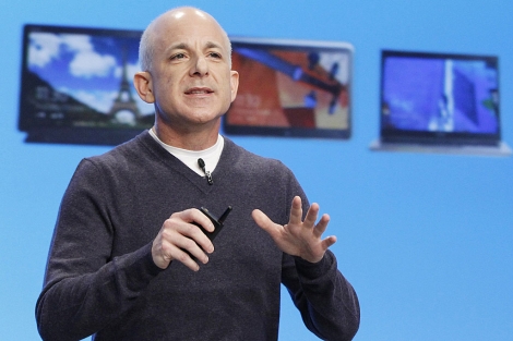 Steven Sinofsky, en el lanzamiento del sistema operativo Windows 8. | Reuters