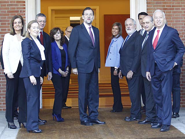 Primer Consejo de Ministros del Gobierno de Mariano Rajoy, celebrado en diciembre de 2011. | Alberto Cuellar