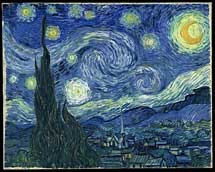 'La noche estrellada' de van Gogh