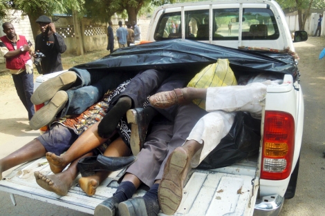 Vctimas de una matanza de la secta Boko Haram. | Afp
