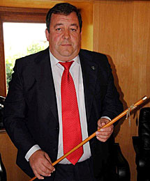 Mario de la Fuente, alcalde de Robledo de Chavela, Madrid. | EM