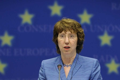 Catherine Ashton, jefa de la diplomacia de la UE. | Afp