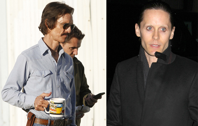 Matthew McConaughey y Jared Leto, muy delgados.| Gtres