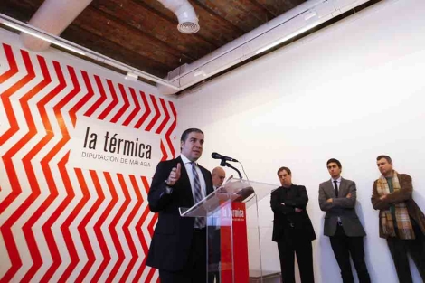 Elas Bendodo presenta el nuevo espacio cultural La Trmica. | J. Domnguez