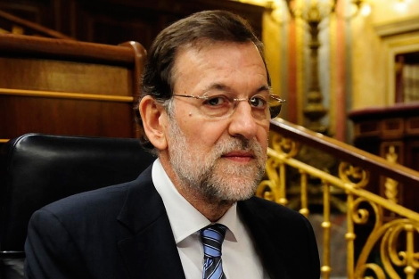 Rajoy, el pasado mircoles, en la sesin de control al Gobierno. | Bernardo Daz