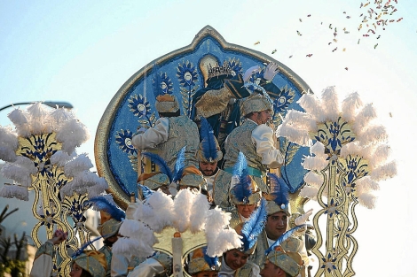 Cabalgata de Reyes el pasado enero en Sevilla. | J. Morón