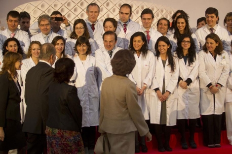 Los reyes en la inauguracin del Hospital Rey Juan Carlos (Mstoles). | Alberto Cullar