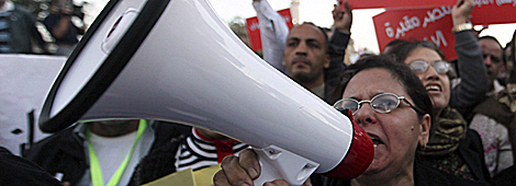 Detractores de Mursi corean lemas contra los Hermanos Musulmanes. | Efe