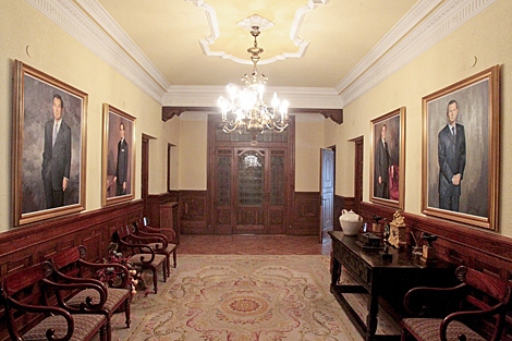 Galera presidencial junto al despacho del lehendakari, en la primera planta. | Justy