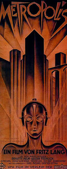 Cartel del filme 'Metropolis'.
