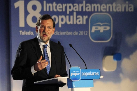 Intervencin de Mariano Rajoy en Toledo. | Foto: Bernardo Daz.