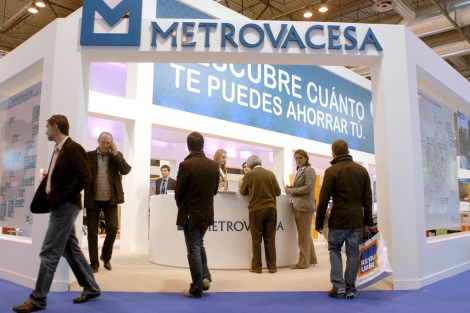 Un stand de Metrovacesa en el Sima de Madrid. | Bernardo Daz