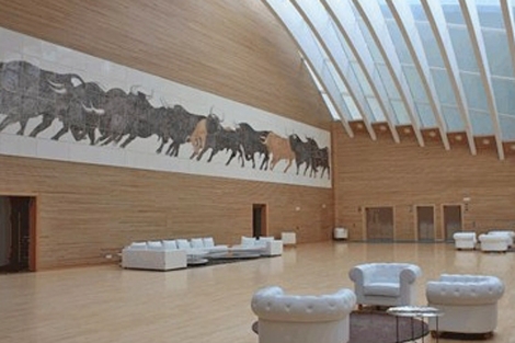 Murales taurinos de Calatrava en el Palau de les Arts | E.M.