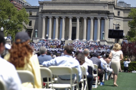 Ceremonia de graduacin en la Universidad de Columbia.