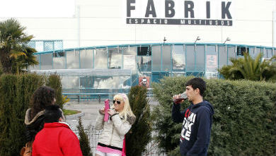 La discoteca Fabrik, tras la anulacin de la fiesta. | Sergio Gonzlez