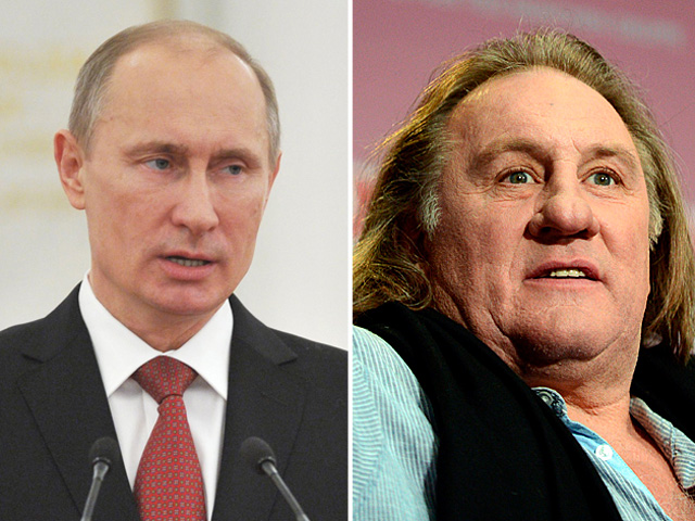 Vladimir Putin y Grard Depardieu. | Afp