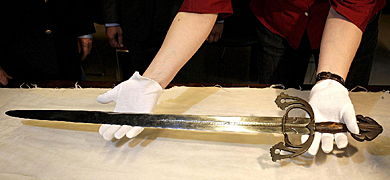 La espada Tizona, adquirida en 2007 por la Junta de Castilla y Len. | Ical