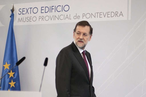 Rajoy, en la inauguracin del Museo de Pontevedra. | Foto: M. Vidal / Reuters