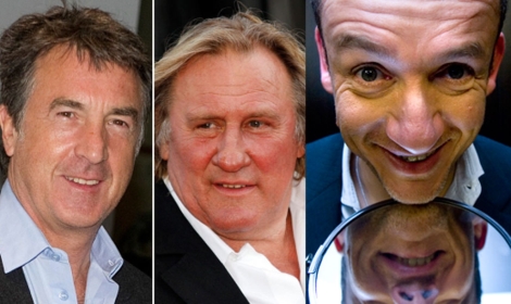 Francois Cluzet, Grard Depardieu y Dany Boon. | Agencias