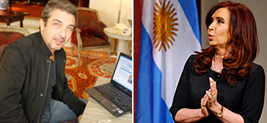 Ricardo Darn y Cristina Fernndez de Kirchner. | B. Rivas | Reuters